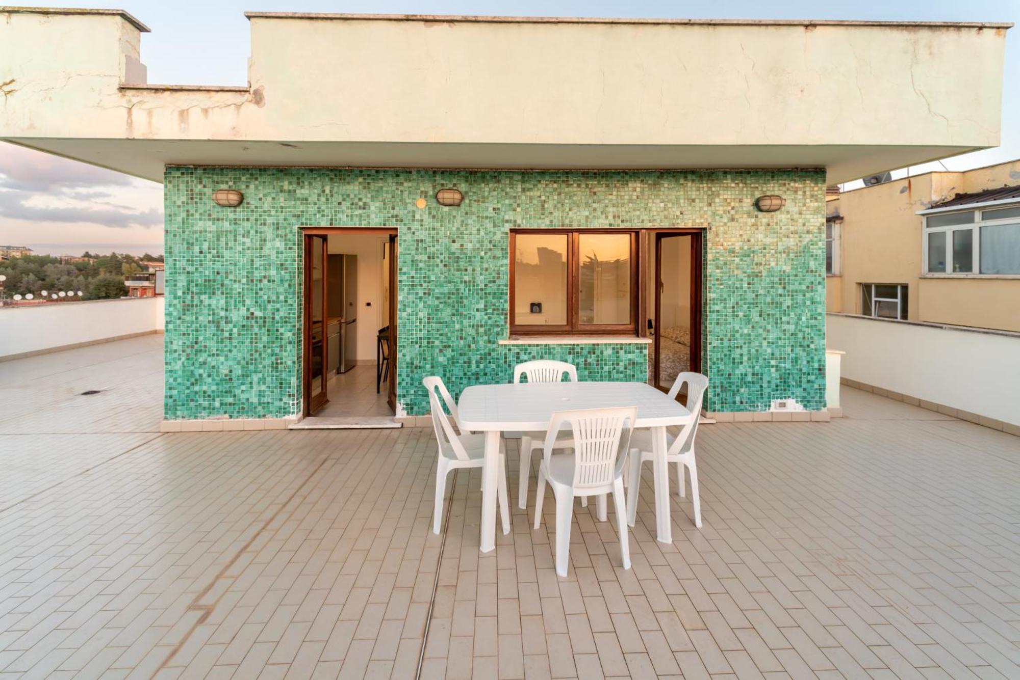 Apartmán Eur - Penthouse Řím Exteriér fotografie
